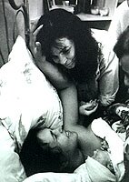 Shelly assisting birth